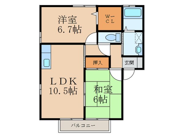 ヴィルヌ－ブの物件間取画像